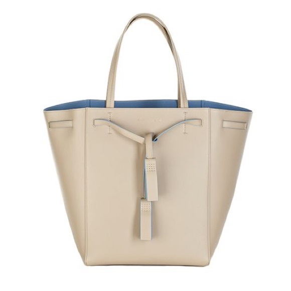 Celine Handbags - CELINE Medium Tassel Cabas Phantom Tote